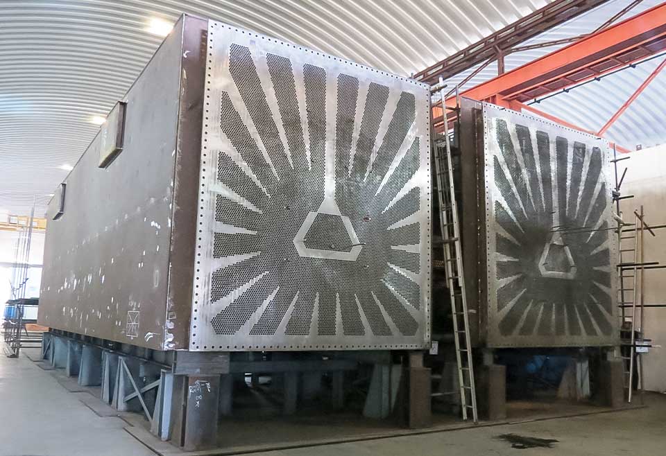 Rectangular Surface Condenser